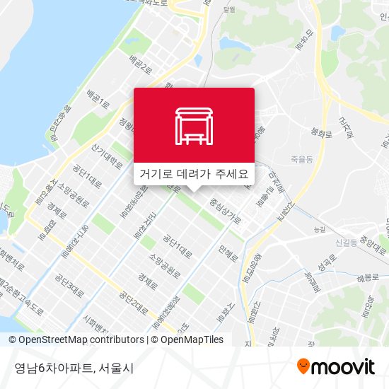 영남6차아파트 지도