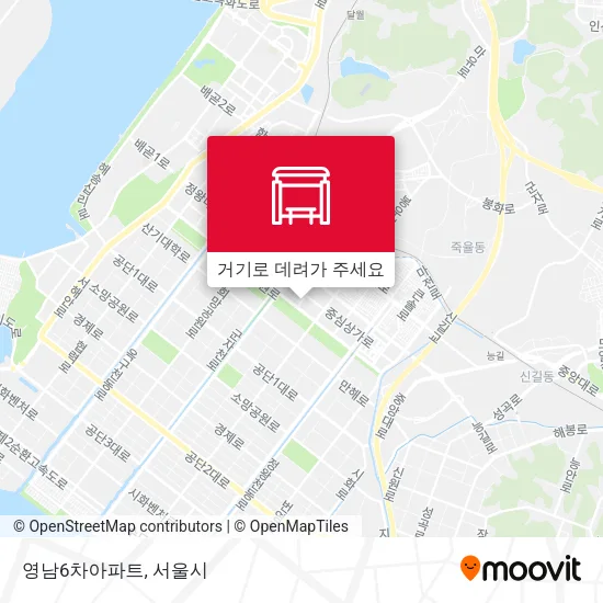영남6차아파트 지도