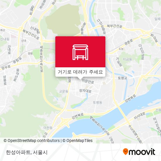 한성아파트 지도