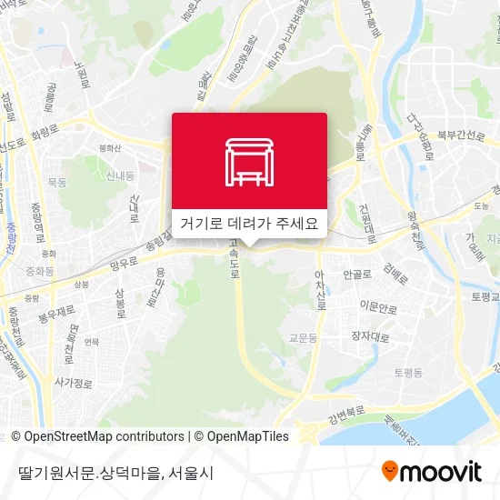 딸기원서문.상덕마을 지도