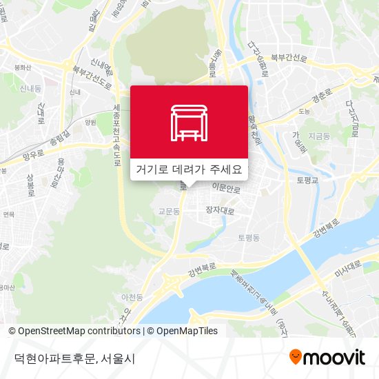 덕현아파트후문 지도