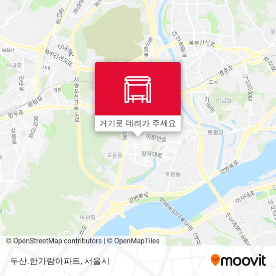 두산.한가람아파트 지도