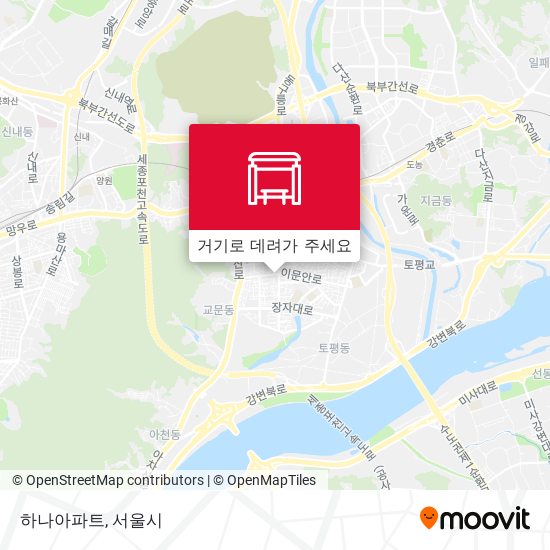 하나아파트 지도