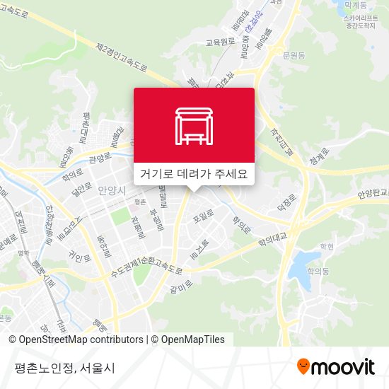 평촌노인정 지도