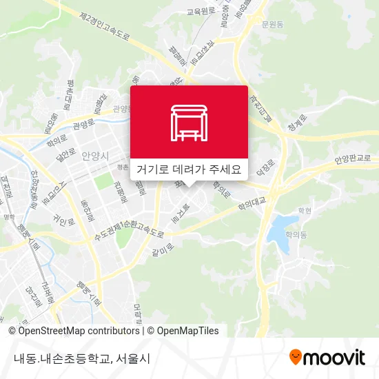내동.내손초등학교 지도