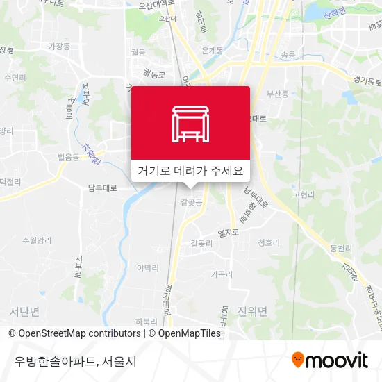 우방한솔아파트 지도