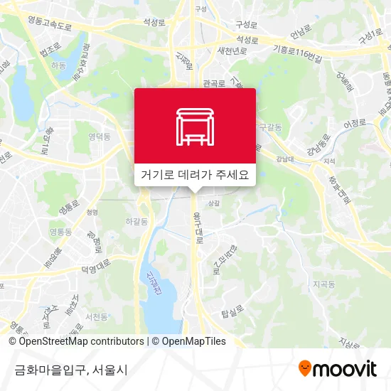 금화마을입구 지도