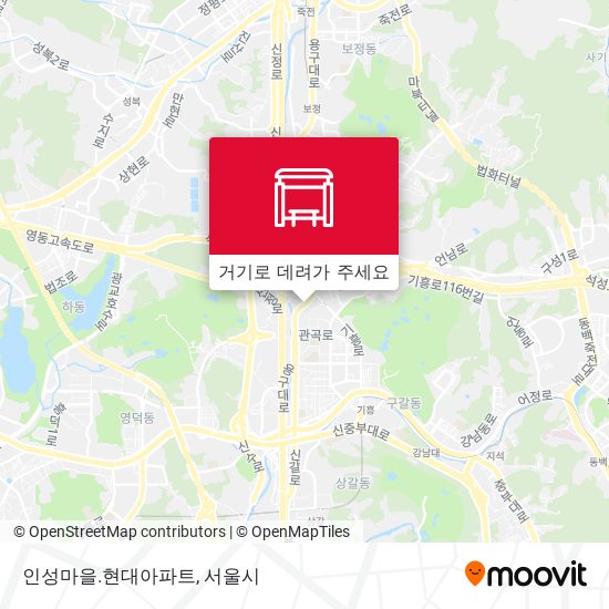 인성마을.현대아파트 지도