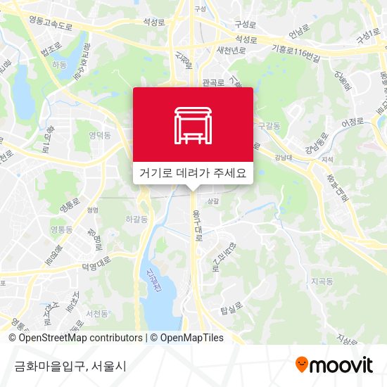 금화마을입구 지도