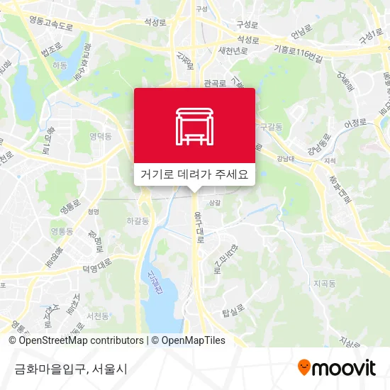 금화마을입구 지도