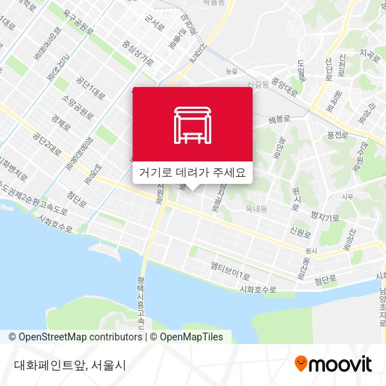 대화페인트앞 지도
