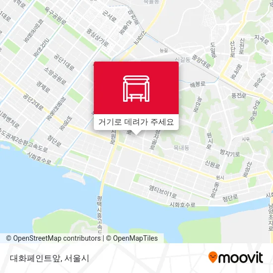 대화페인트앞 지도