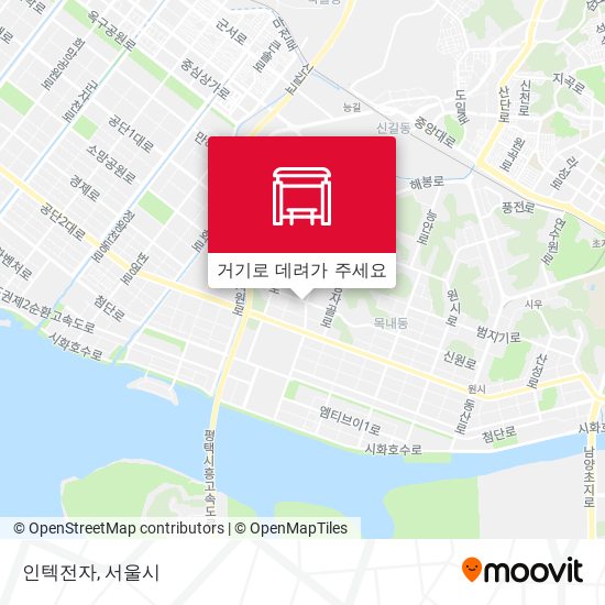 인텍전자 지도