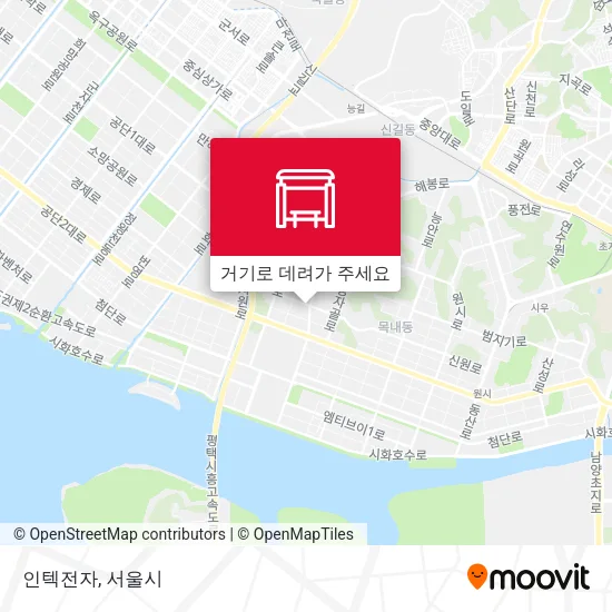 인텍전자 지도