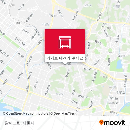 알파그린 지도