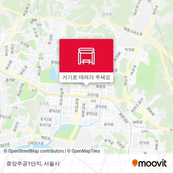 중앙주공1단지 지도