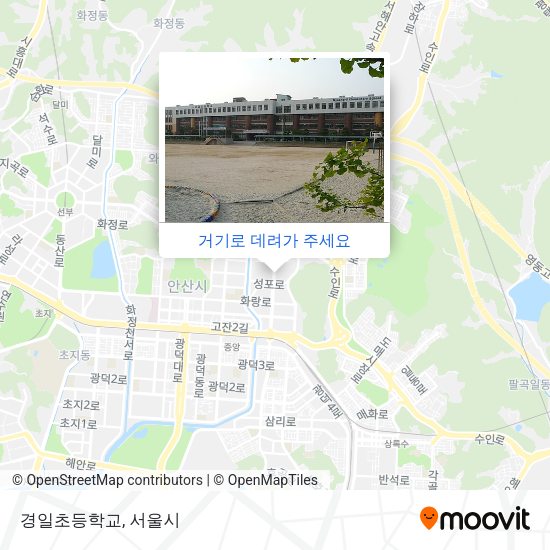 경일초등학교 지도