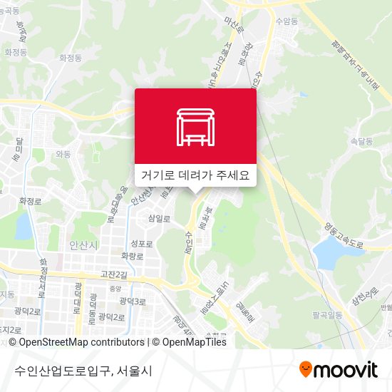 수인산업도로입구 지도
