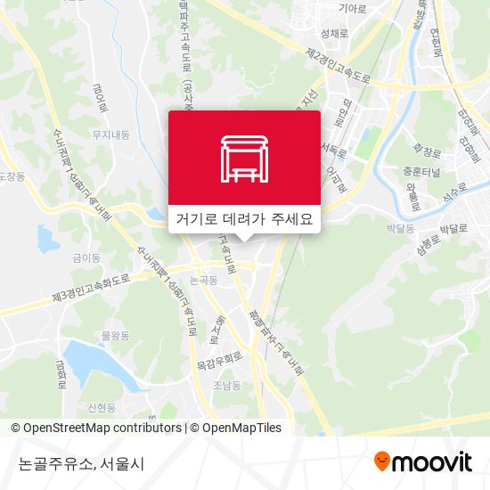 논골주유소 지도