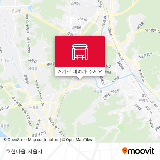 호현마을 지도