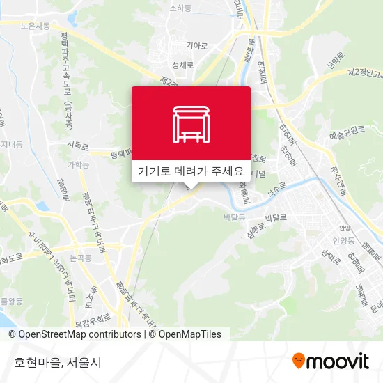 호현마을 지도