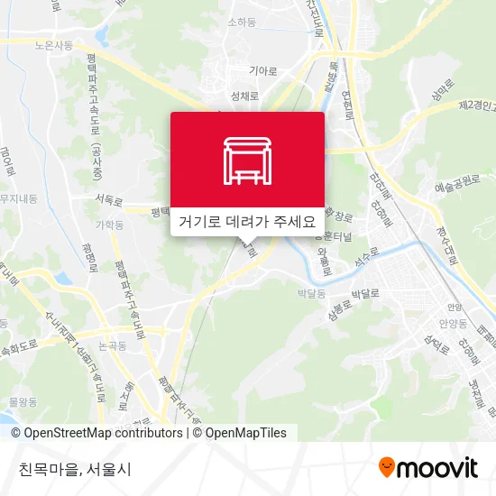 친목마을 지도