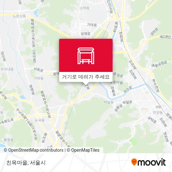 친목마을 지도