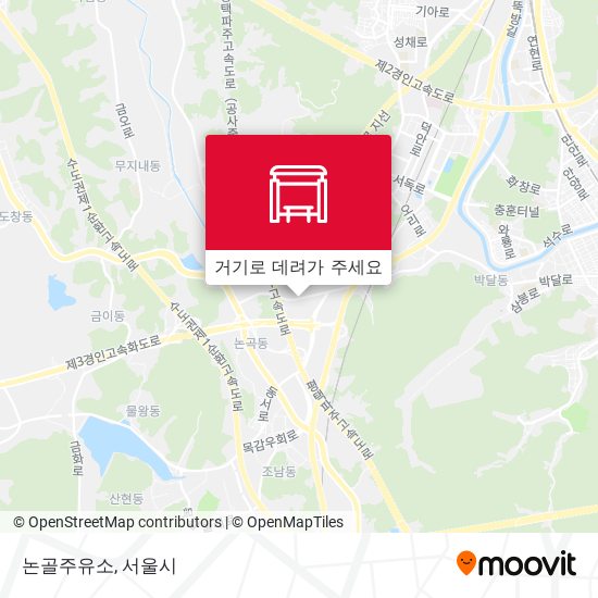 논골주유소 지도