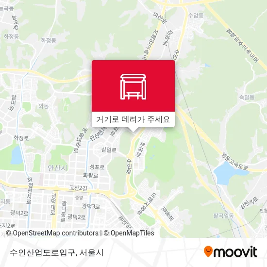 수인산업도로입구 지도