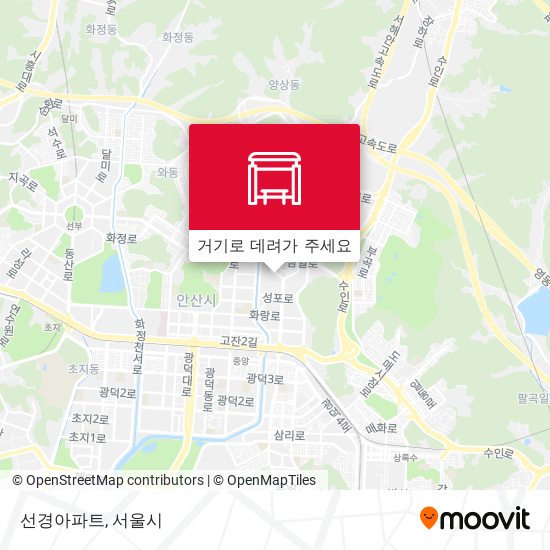 선경아파트 지도