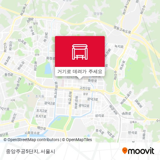 중앙주공5단지 지도