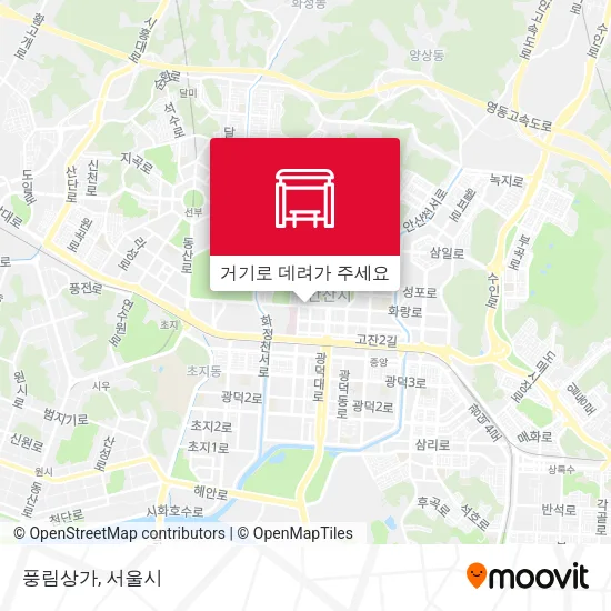 풍림상가 지도