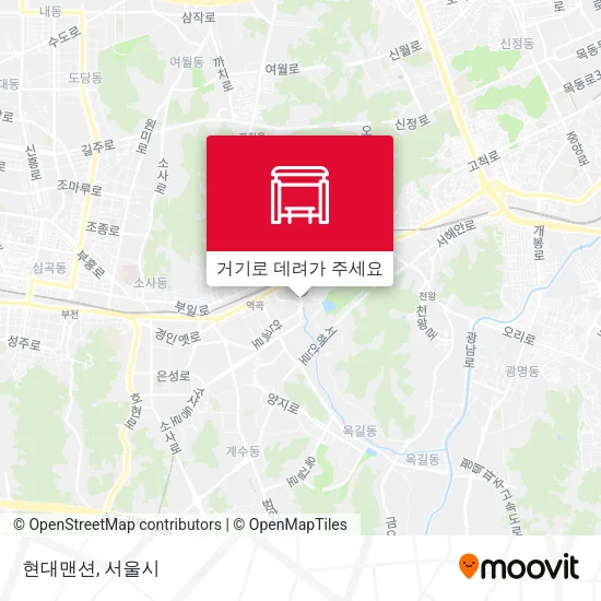 현대맨션 지도