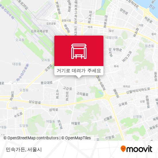 민속가든 지도