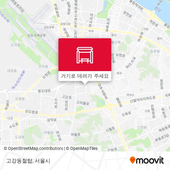 고강동철탑 지도