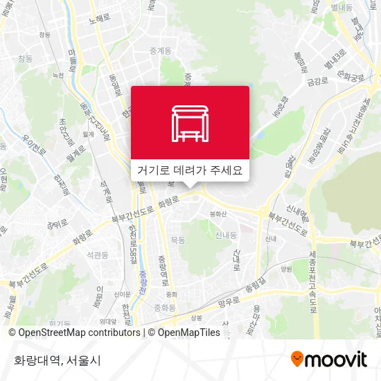 화랑대역 지도