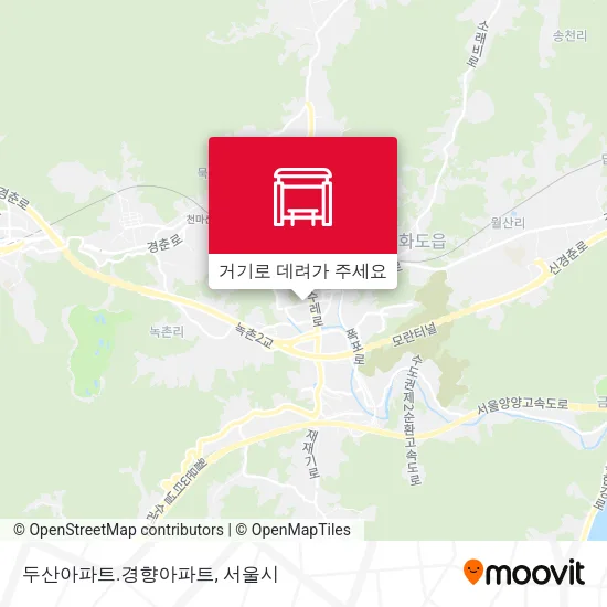 두산아파트.경향아파트 지도