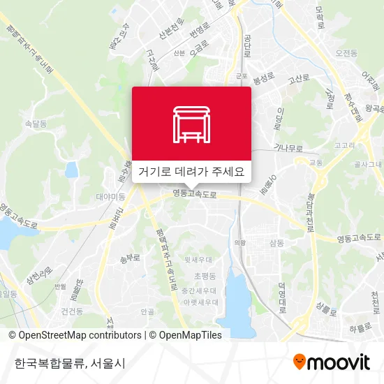 한국복합물류 지도
