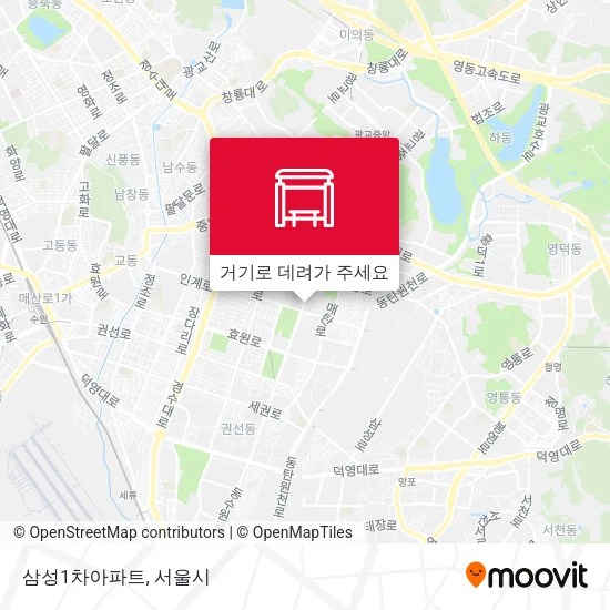 삼성1차아파트 지도