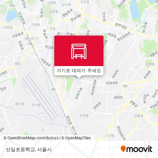 선일초등학교 지도