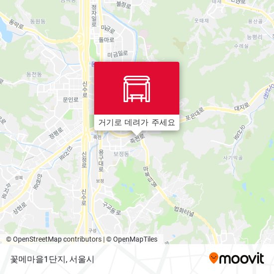 꽃메마을1단지 지도