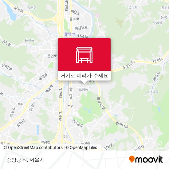 중앙공원 지도