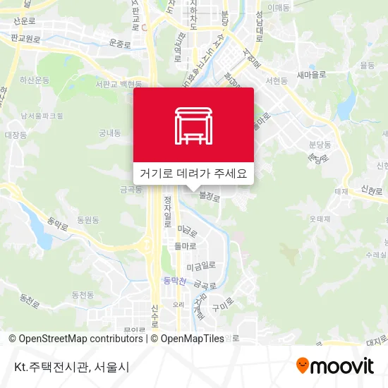 Kt.주택전시관 지도
