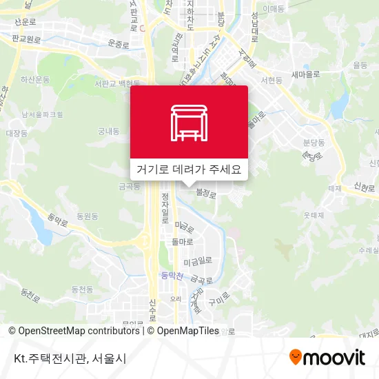 Kt.주택전시관 지도