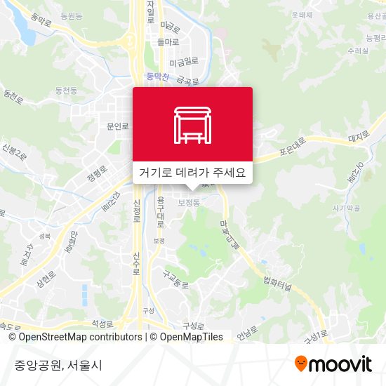 중앙공원 지도