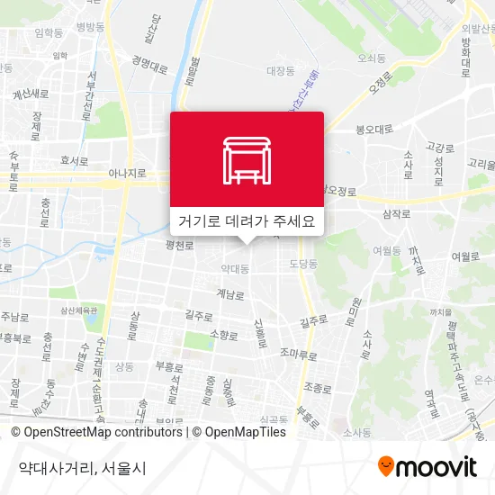 약대사거리 지도