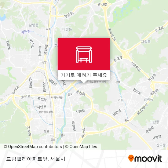 드림밸리아파트앞 지도
