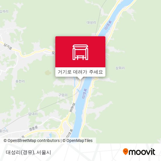 대성리(경유) 지도