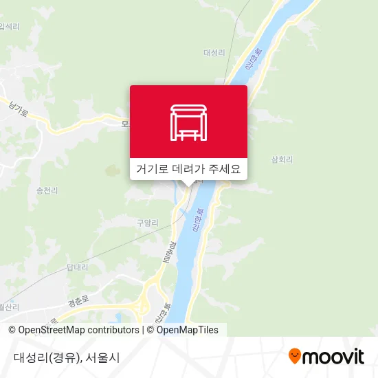 대성리(경유) 지도
