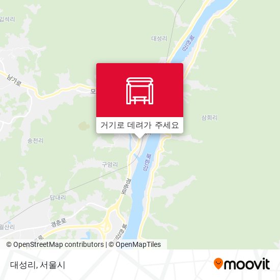 대성리 지도